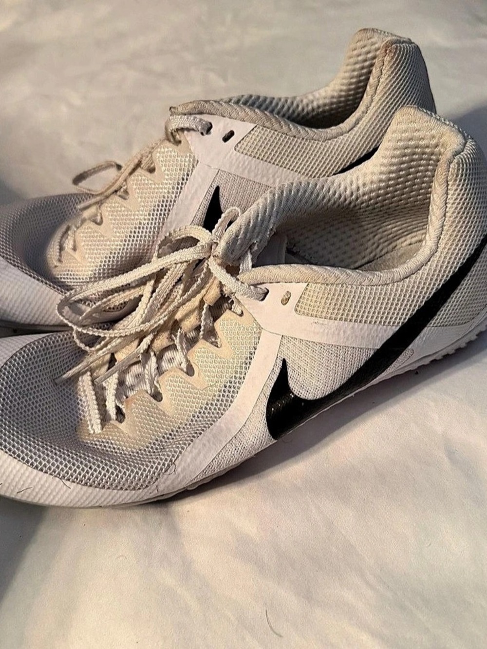 Nike Zoom Rival Sprint Athletic Shoes White & Black